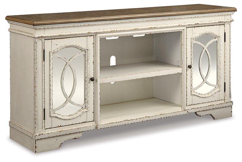 Realyn 74" TV Stand with Electric Fireplace - Zara Furniture (Kissimmee,FL)