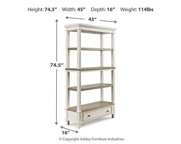 Realyn 75" Bookcase - Zara Furniture (Kissimmee,FL)