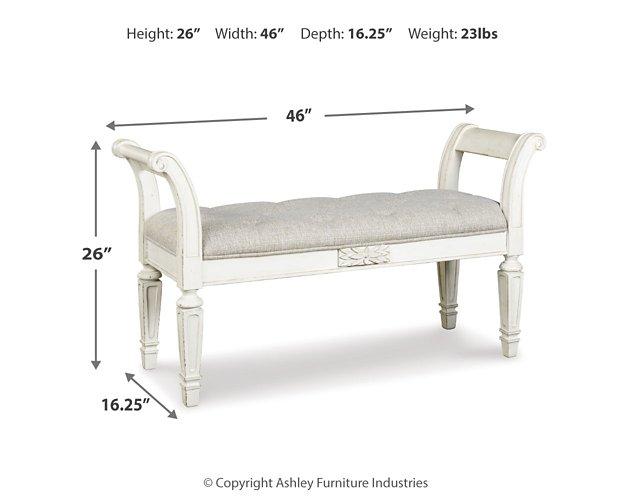 Realyn Accent Bench - Zara Furniture (Kissimmee,FL)