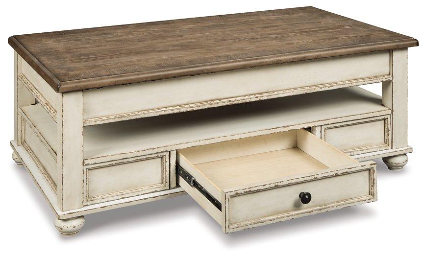 Realyn Coffee Table with Lift Top - Zara Furniture (Kissimmee,FL)
