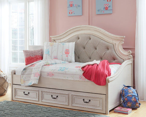 Realyn Daybed with 1 Large Storage Drawer - Zara Furniture (Kissimmee,FL)