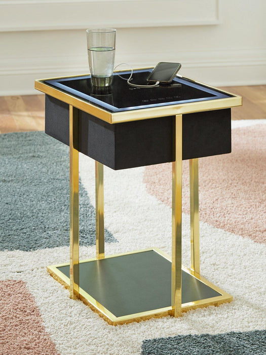 Rexwell Accent Table with Speaker - Zara Furniture (Kissimmee,FL)