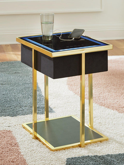 Rexwell Accent Table with Speaker - Zara Furniture (Kissimmee,FL)