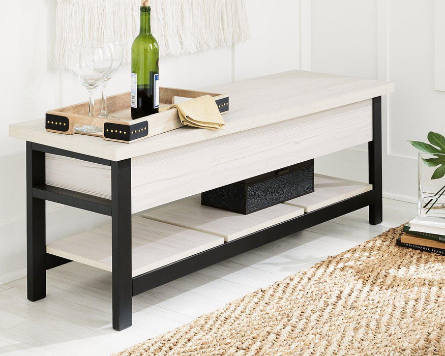 Rhyson Storage Bench - Zara Furniture (Kissimmee,FL)
