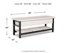 Rhyson Storage Bench - Zara Furniture (Kissimmee,FL)
