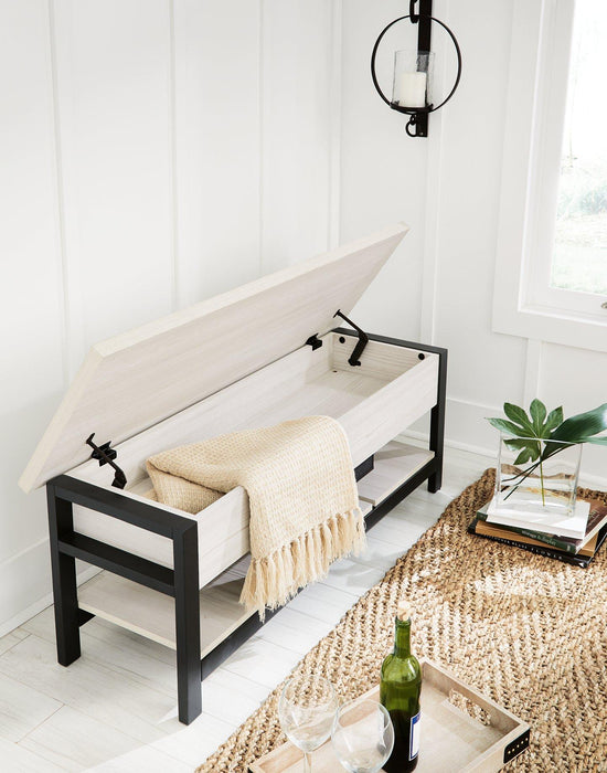 Rhyson Storage Bench - Zara Furniture (Kissimmee,FL)