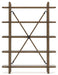 Roanhowe 71" Bookcase - Zara Furniture (Kissimmee,FL)