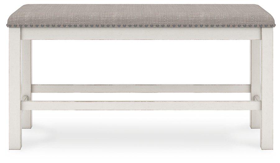 Robbinsdale 49" Counter Height Dining Bench - Zara Furniture (Kissimmee,FL)