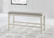 Robbinsdale 49" Counter Height Dining Bench - Zara Furniture (Kissimmee,FL)