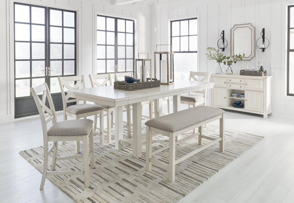 Robbinsdale 49" Counter Height Dining Bench - Zara Furniture (Kissimmee,FL)