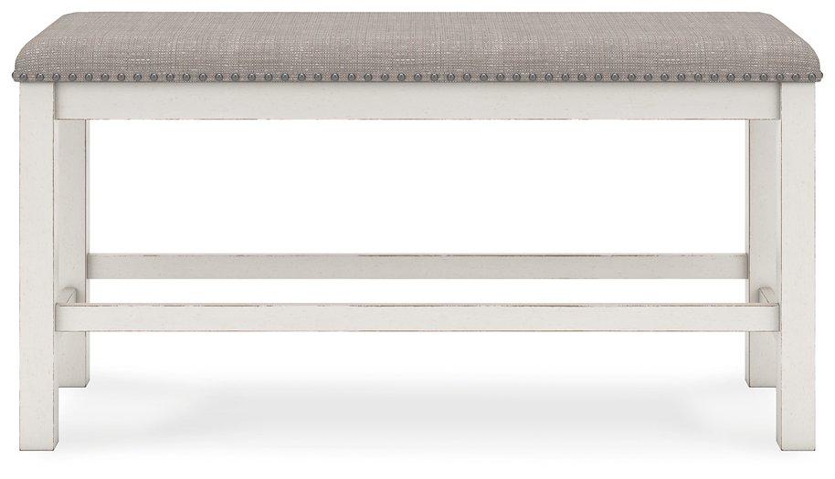 Robbinsdale 49" Counter Height Dining Bench - Zara Furniture (Kissimmee,FL)