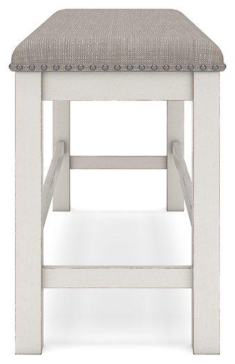 Robbinsdale 49" Counter Height Dining Bench - Zara Furniture (Kissimmee,FL)