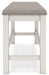 Robbinsdale 49" Counter Height Dining Bench - Zara Furniture (Kissimmee,FL)