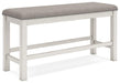 Robbinsdale 49" Counter Height Dining Bench - Zara Furniture (Kissimmee,FL)