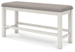 Robbinsdale 49" Counter Height Dining Bench - Zara Furniture (Kissimmee,FL)