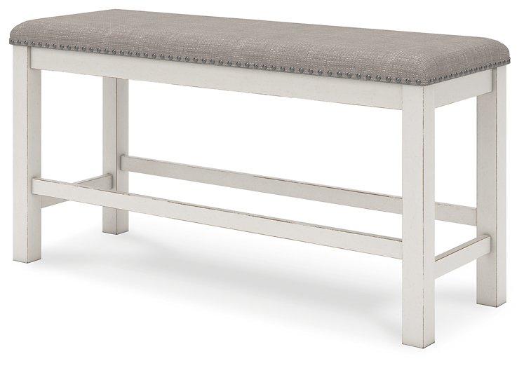 Robbinsdale 49" Counter Height Dining Bench - Zara Furniture (Kissimmee,FL)