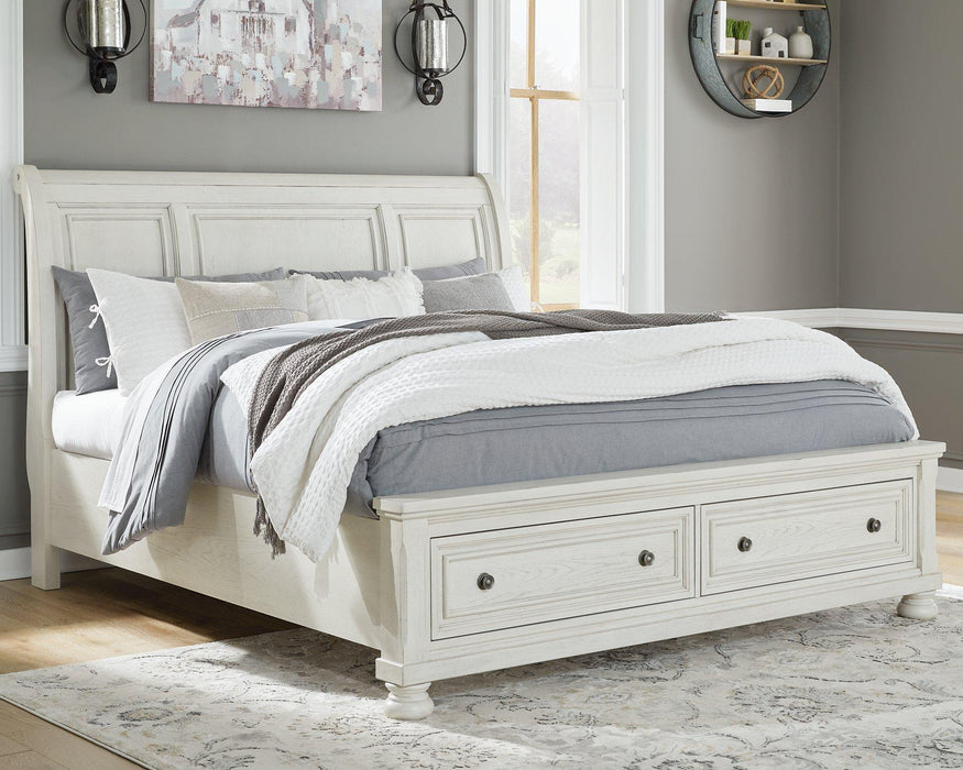 Robbinsdale Bed with Storage - Zara Furniture (Kissimmee,FL)