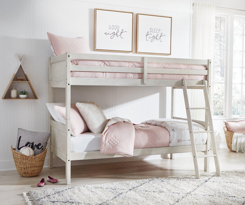 Robbinsdale / Bunk Bed with Ladder - Zara Furniture (Kissimmee,FL)