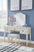 Robbinsdale Mirrored Vanity with Bench - Zara Furniture (Kissimmee,FL)