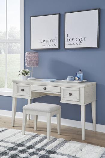 Robbinsdale Vanity with Stool - Zara Furniture (Kissimmee,FL)