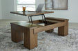 Rosswain Lift - Top Coffee Table - Zara Furniture (Kissimmee,FL)