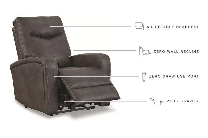 Ryversans Power Recliner - Zara Furniture (Kissimmee,FL)