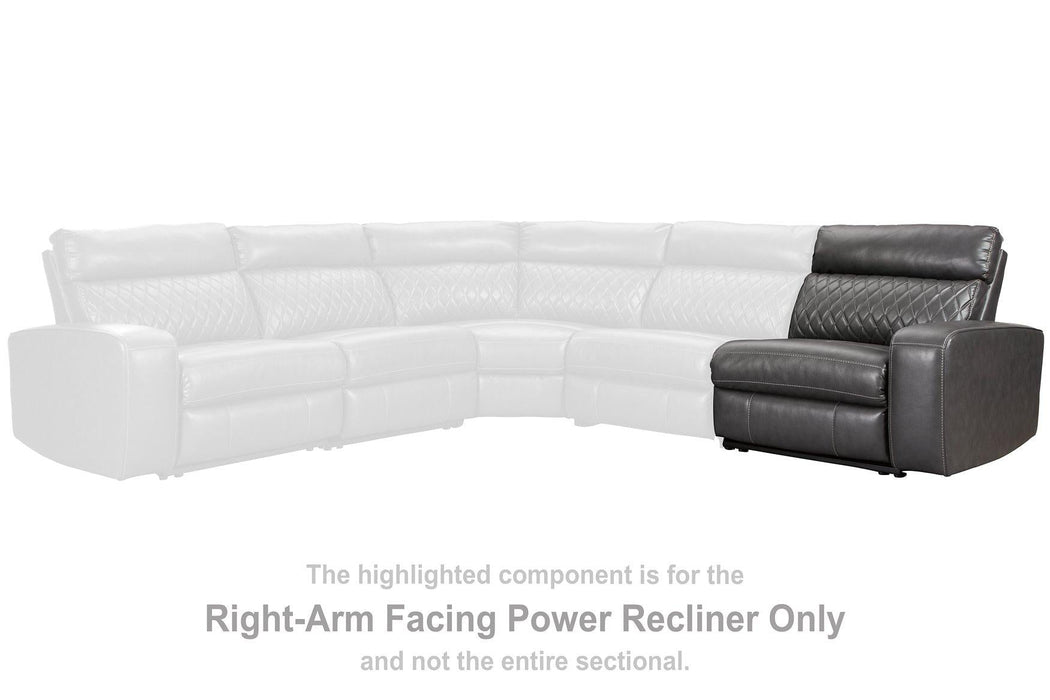 Samperstone Power Reclining Sectional - Zara Furniture (Kissimmee,FL)