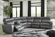 Samperstone Power Reclining Sectional - Zara Furniture (Kissimmee,FL)