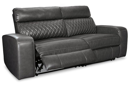 Samperstone Power Reclining Sectional - Zara Furniture (Kissimmee,FL)