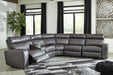 Samperstone Power Reclining Sectional - Zara Furniture (Kissimmee,FL)