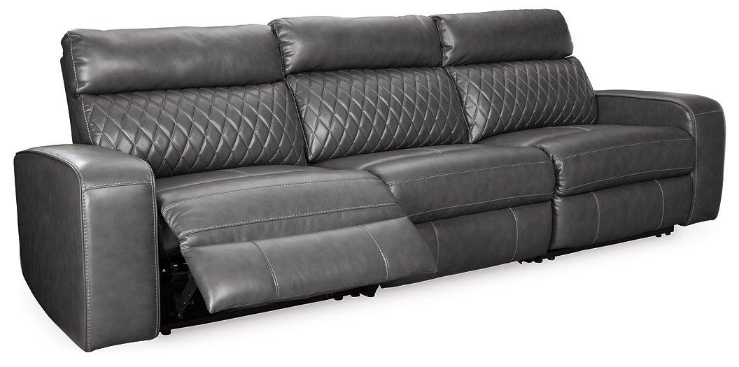 Samperstone Power Reclining Sectional - Zara Furniture (Kissimmee,FL)