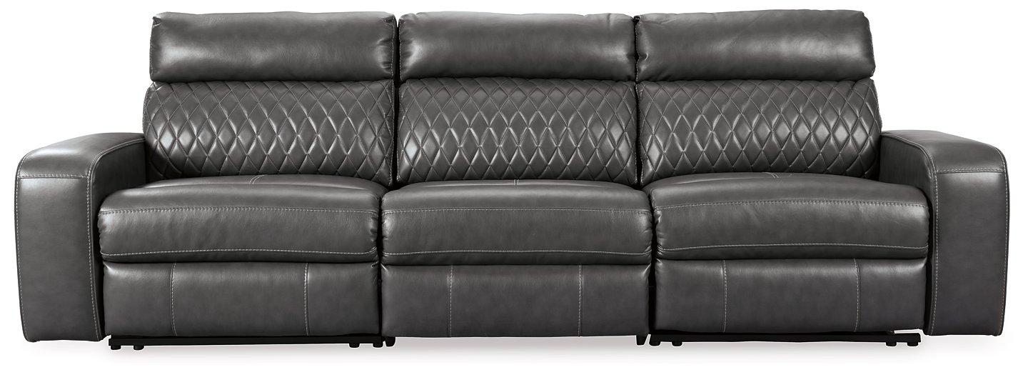 Samperstone Power Reclining Sectional - Zara Furniture (Kissimmee,FL)