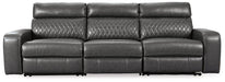Samperstone Power Reclining Sectional - Zara Furniture (Kissimmee,FL)