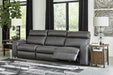 Samperstone Power Reclining Sectional - Zara Furniture (Kissimmee,FL)