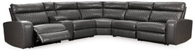 Samperstone Power Reclining Sectional - Zara Furniture (Kissimmee,FL)