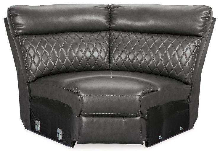 Samperstone Power Reclining Sectional - Zara Furniture (Kissimmee,FL)
