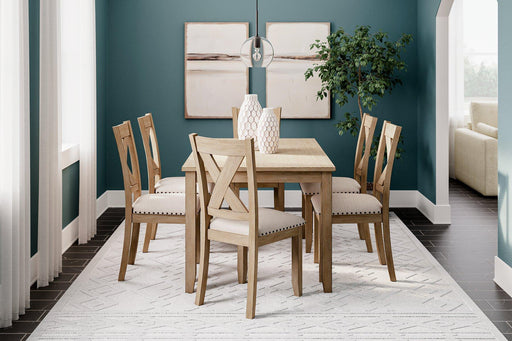 Sanbriar Dining Table and Chairs (Set of 7) - Zara Furniture (Kissimmee,FL)