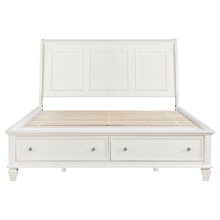 Sandy Beach Panel Platform Storage Bed