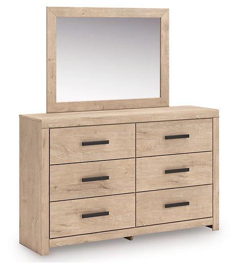 Sanginlane Dresser and Mirror - Zara Furniture (Kissimmee,FL)
