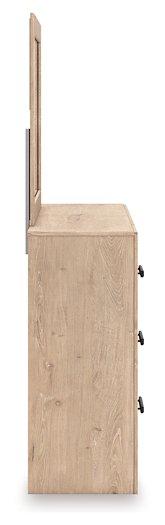 Sanginlane Dresser and Mirror - Zara Furniture (Kissimmee,FL)