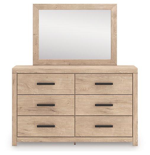 Sanginlane Dresser and Mirror - Zara Furniture (Kissimmee,FL)