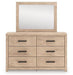 Sanginlane Dresser and Mirror - Zara Furniture (Kissimmee,FL)