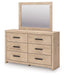 Sanginlane Dresser and Mirror - Zara Furniture (Kissimmee,FL)