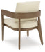 Serene Bay Outdoor Dining Arm Chair with Cushion (Set of 2) - Zara Furniture (Kissimmee,FL)