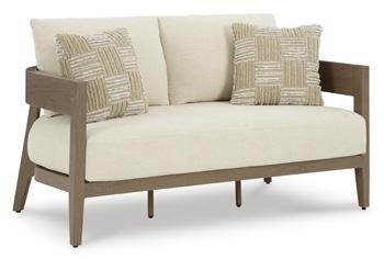 Serene Bay Outdoor Loveseat with Cushion - Zara Furniture (Kissimmee,FL)