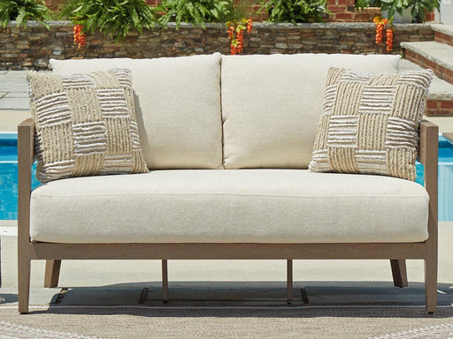 Serene Bay Outdoor Loveseat with Cushion - Zara Furniture (Kissimmee,FL)