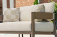 Serene Bay Outdoor Loveseat with Cushion - Zara Furniture (Kissimmee,FL)