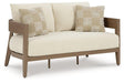 Serene Bay Outdoor Loveseat with Cushion - Zara Furniture (Kissimmee,FL)