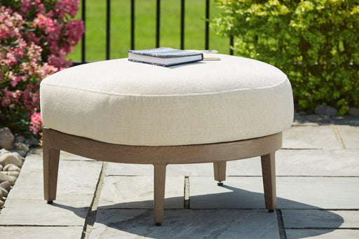 Serene Bay Outdoor Ottoman with Cushion - Zara Furniture (Kissimmee,FL)