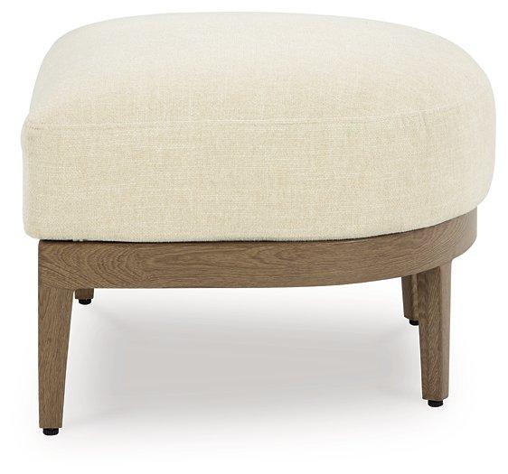 Serene Bay Outdoor Ottoman with Cushion - Zara Furniture (Kissimmee,FL)
